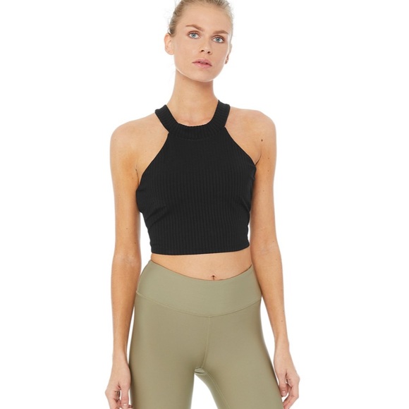 ALO Yoga Tops - alo unite tank black size small